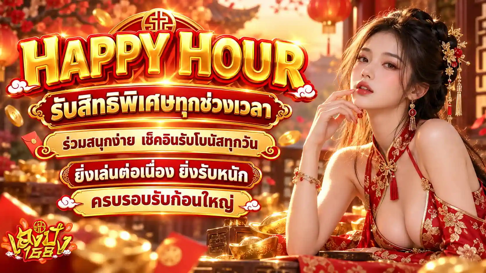 เฮงปัง168 แฮปปี้อาวร์ มงคลทองรับโชค